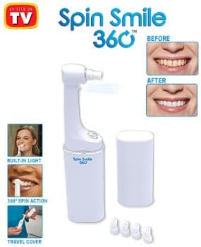 مبيض اسنان سبين سمايل 360 بسرعة 18000 لفة/الدقيقة - batcino.com