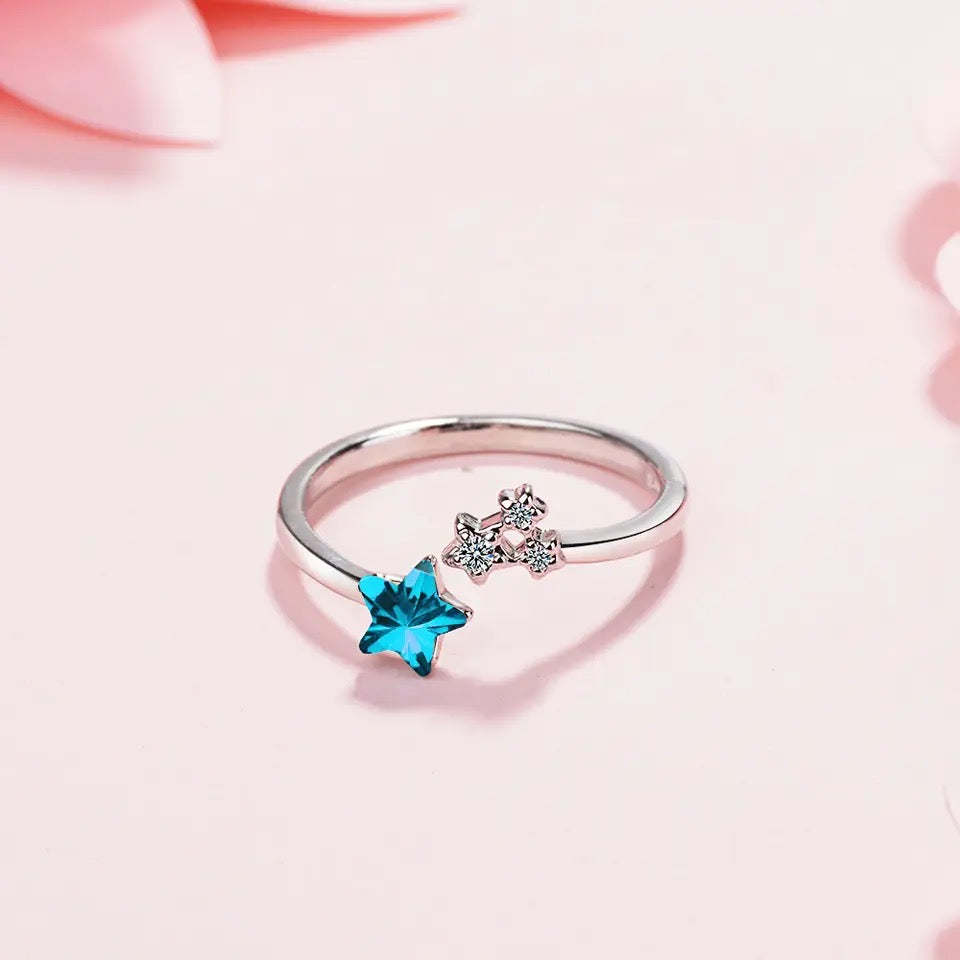 خاتم النجوم مقاس حر - batcino.com