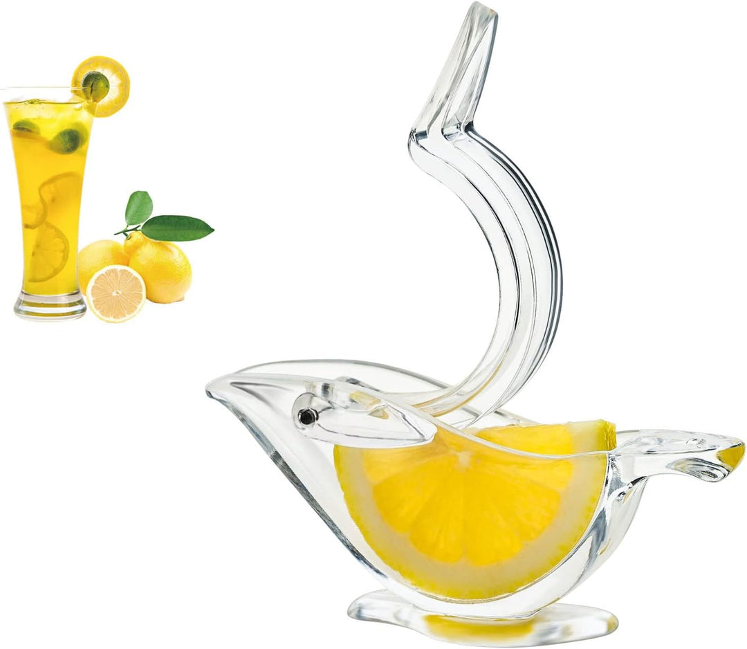 عصارة ليمون بتصميم طيور، عصارة ليمون يدوية اكريليك