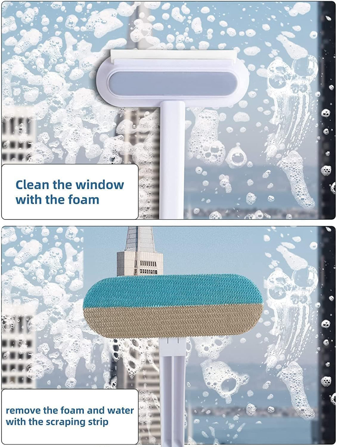 فرشاة تنظيف الزجاج متعددة الوظائف من فاديو