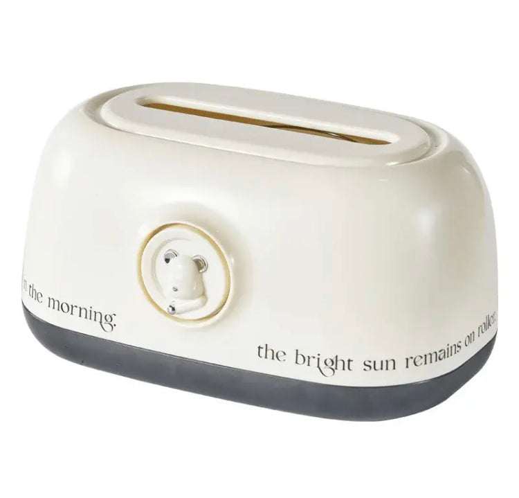 علبة مناديل اكريليك بسوستة بشكل ديكوري مميز