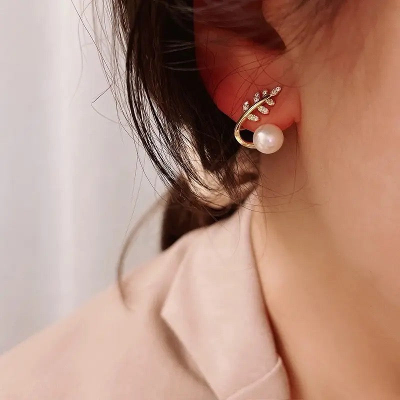 حلق اوراق شجر مع لولي - batcino.com