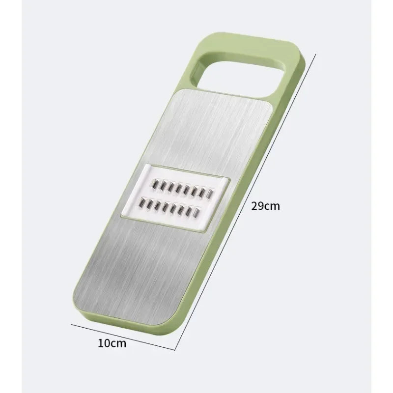 مجموعة قطاعة خضروات ومبشرة 5 في 1 - ستانلس ستيل جودة فائقة