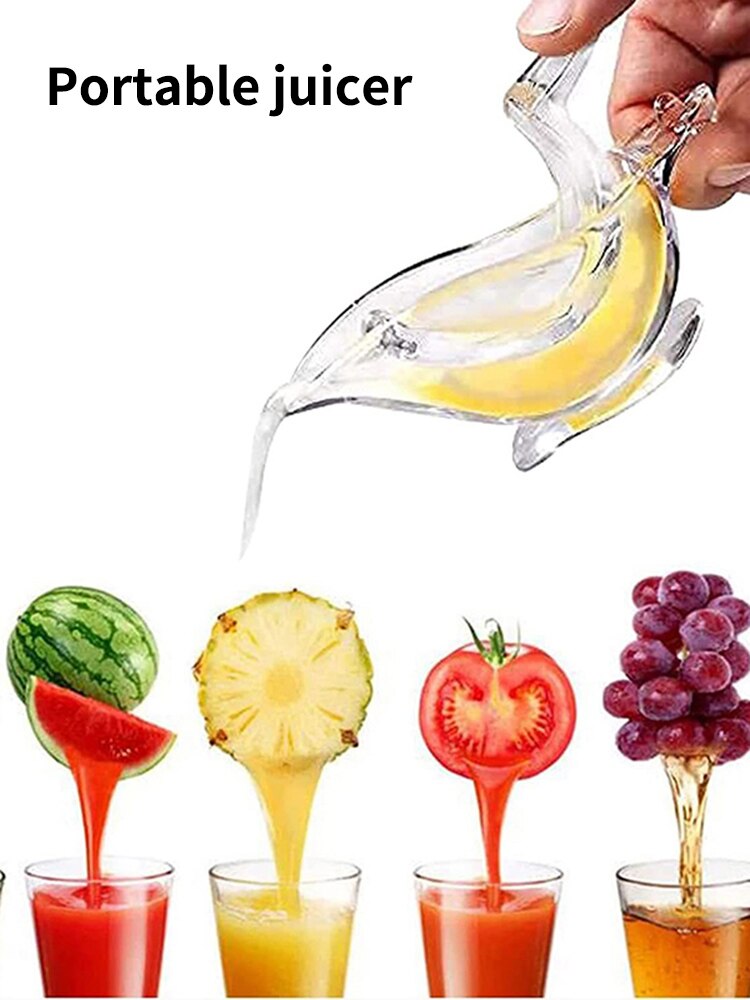 عصارة ليمون بتصميم طيور، عصارة ليمون يدوية اكريليك