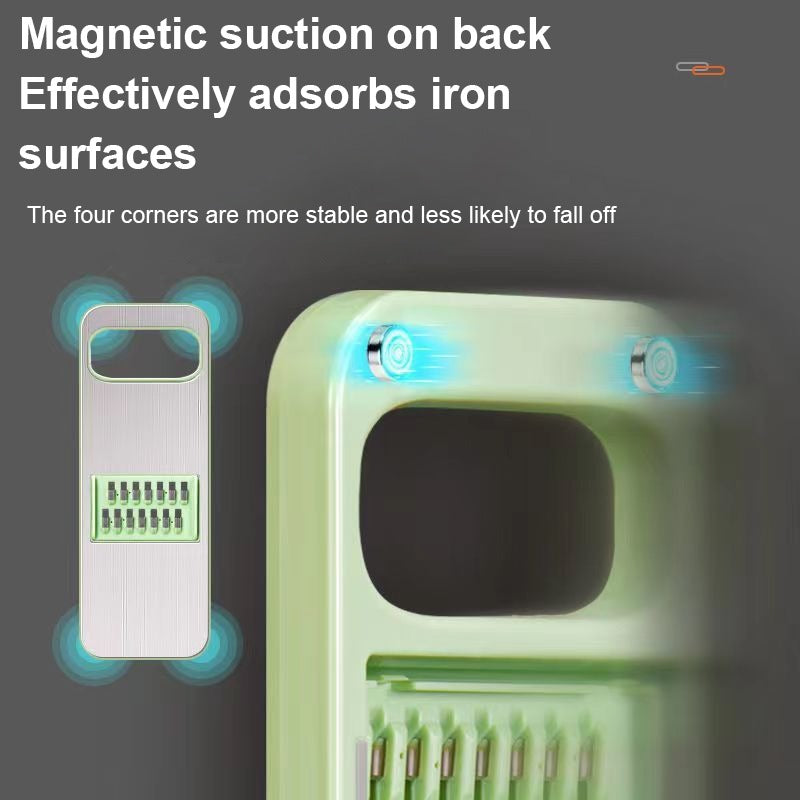 مجموعة قطاعة خضروات ومبشرة 5 في 1 - ستانلس ستيل جودة فائقة