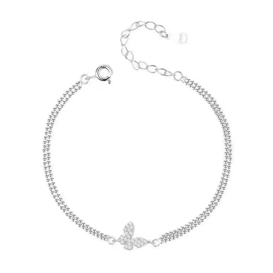 انسيال زركون بتصميم فراشة - batcino.com