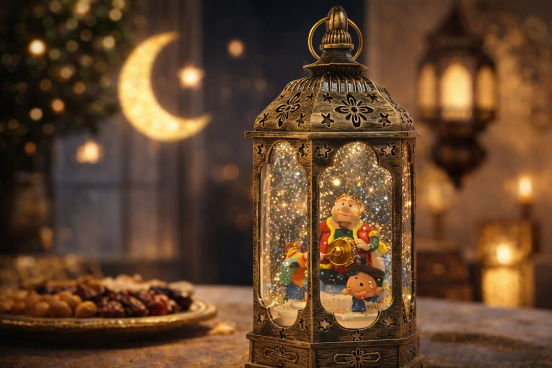 فانوس رمضان فنانيس المتحرك مناسب للديكور والهدايا