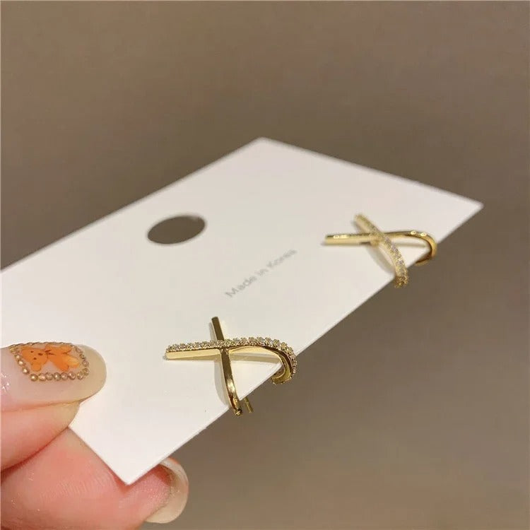 حلق كلاسيك مع فصوص كريستال