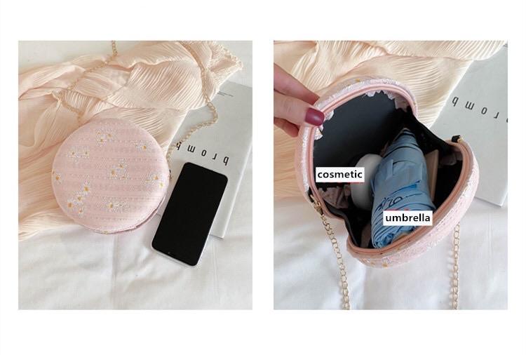 حقيبة نسائية كروس بودي بتصميم الزهور - batcino.com