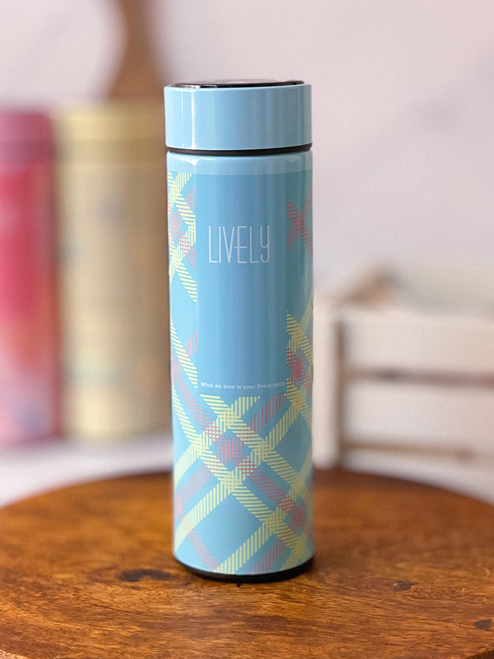 مج حراري للشاي مع فلتر ستانلس ستيل وزجاجة مياه 500 مل