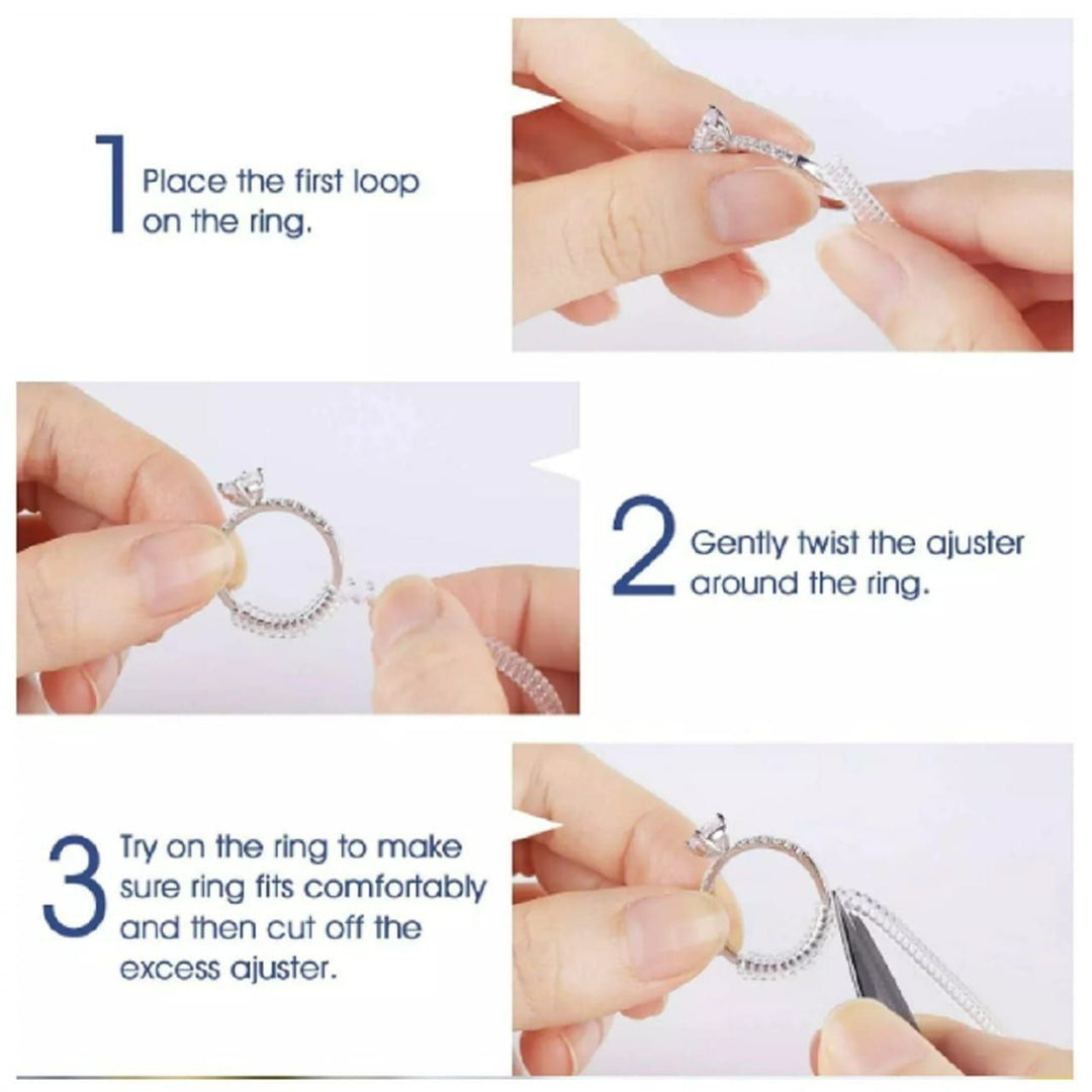 2 قطعة سيليكون تضيق خواتم