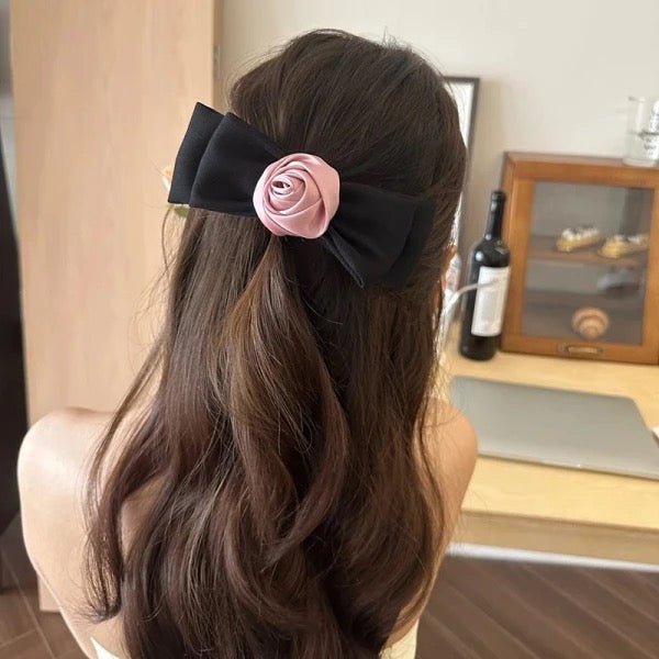 توكة للشعر فيونكة مع وردة