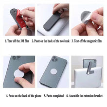 حامل موبايل ولاب توب ، جانبي للاب او شاشة المكتب ذكي رفيع قابل للطي