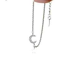 انسيال هلال ونجمة زركون - batcino.com