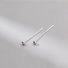 حلق برسينج مطلي بالفضه بتصميم بسيط ومميز