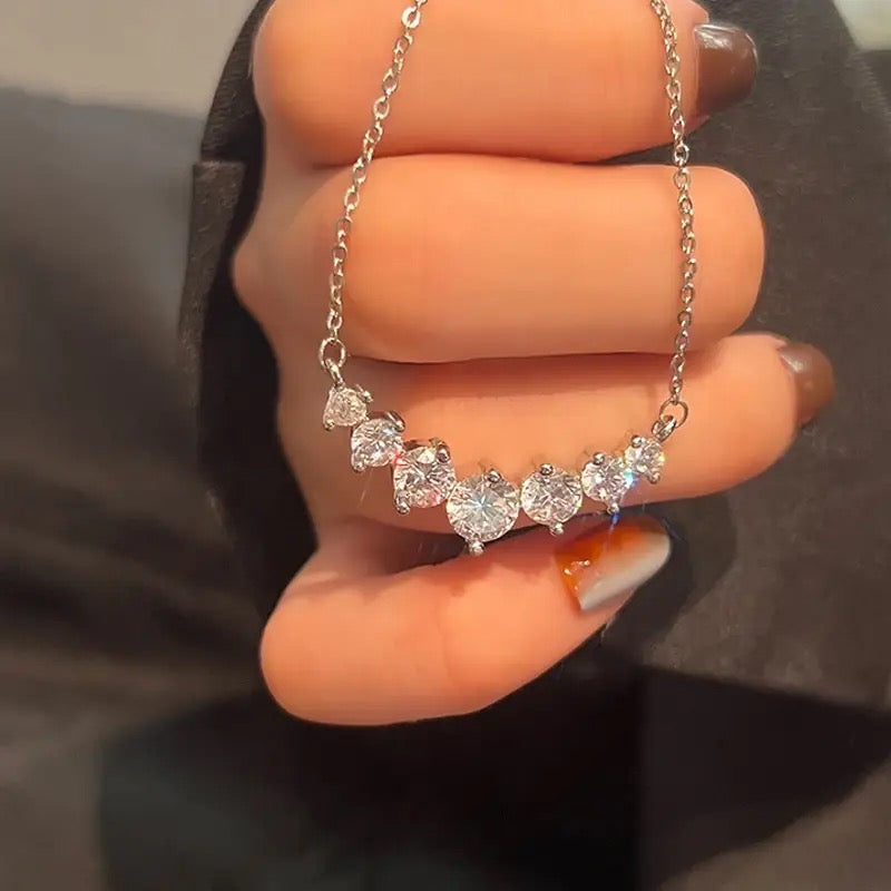 سلسلة فصوص كريستال ستانلس - batcino.com