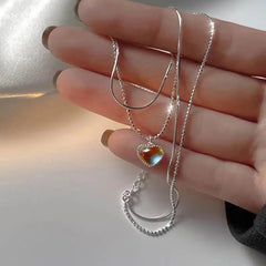 سلسلة قلب تصميم فرنسي مميز - batcino.com