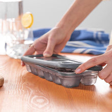 قالب مكعبات الثلج الكبير مع غطاء محكم - تركي الصنع