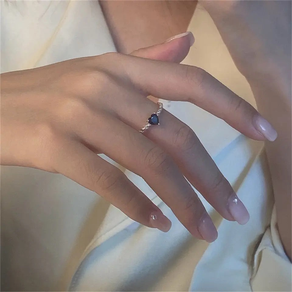 خاتم قلب - مقاس حر - batcino.com