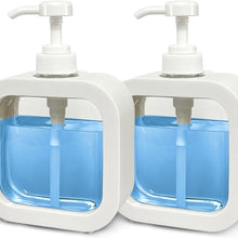 موزع صابون سائل قابل لإعادة الملء، للحمام او المطبخ
