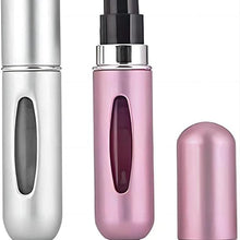 ٢  قطعة بخاخ عطر محمول قابلة لاعادة الملء - مناسب للجنسين زجاج عالي الجودة