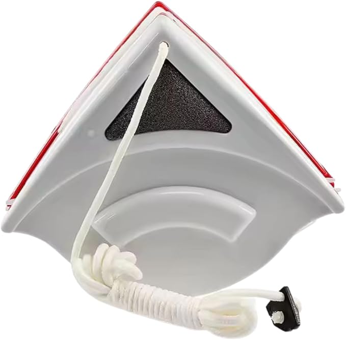 مساحة زجاج مغناطيسية مزدوجة الجوانب لتنظيف النوافذ مع إسفنجة إضافية، أداة منزلية لتنظيف وتلميع الشبابيك