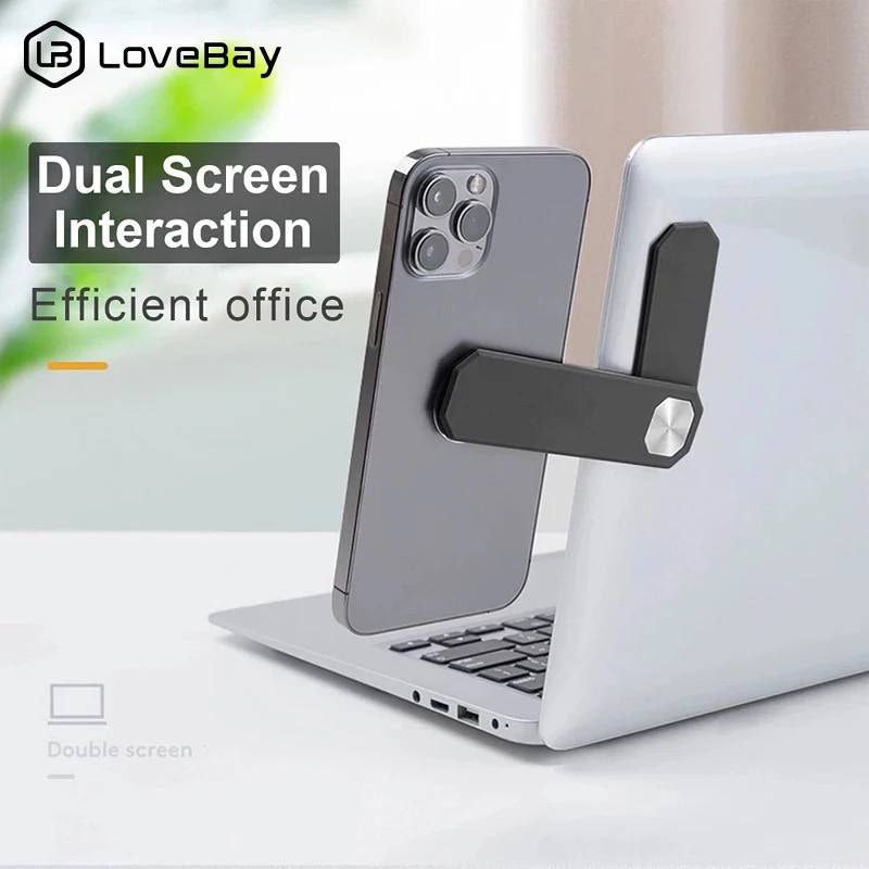 حامل موبايل ولاب توب ، جانبي للاب او شاشة المكتب ذكي رفيع قابل للطي