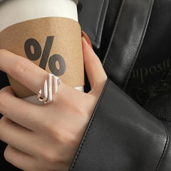 خاتم كاجوال ستانلس - مقاس حر - batcino.com