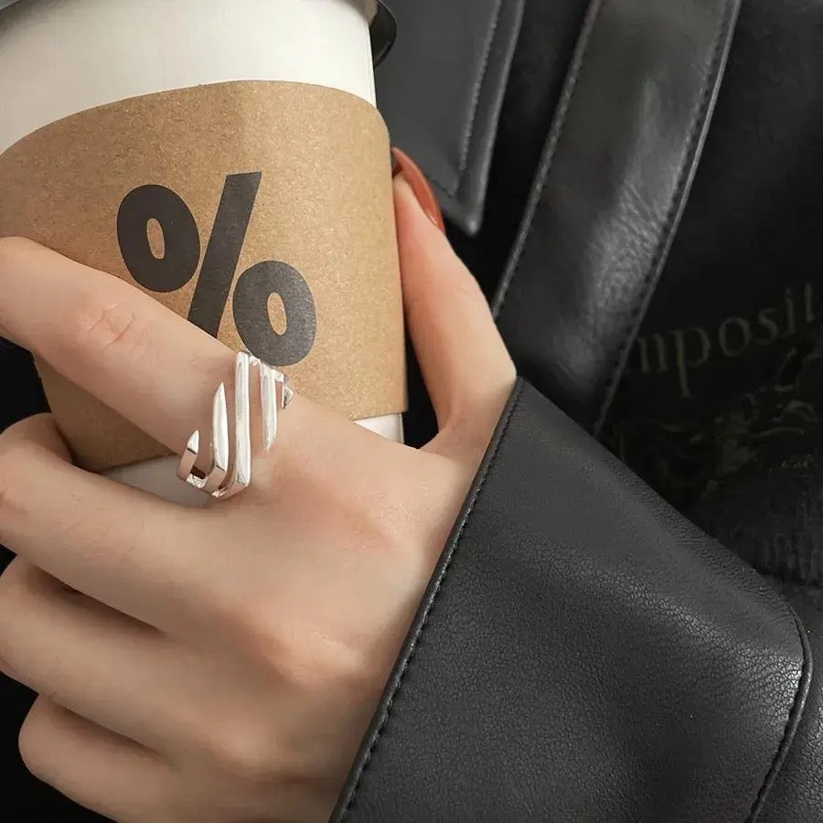 خاتم كاجوال ستانلس - مقاس حر - batcino.com