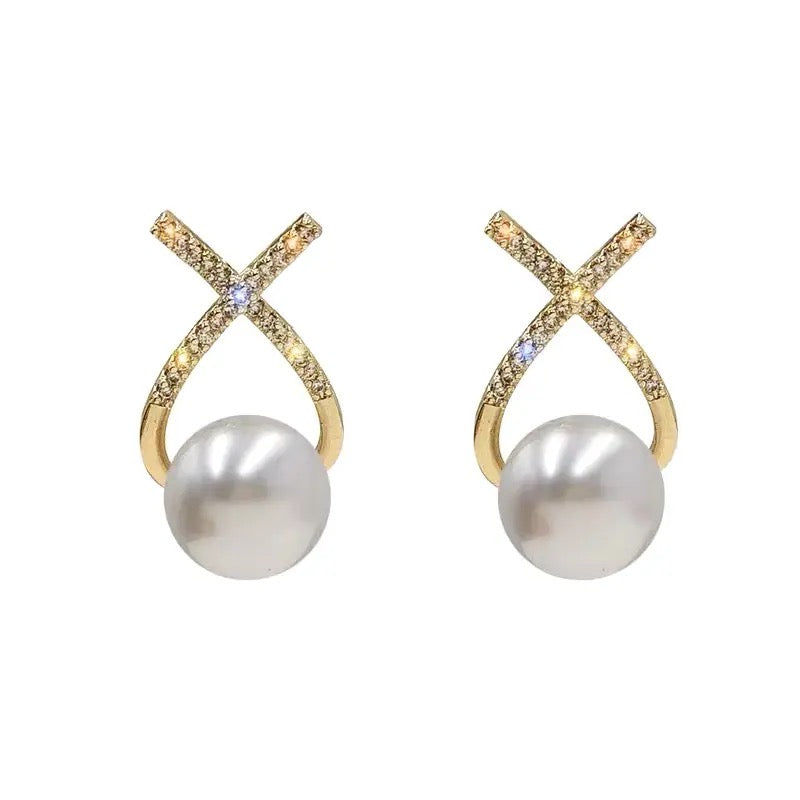 حلق لولي دروب مع فصوص زركون - batcino.com