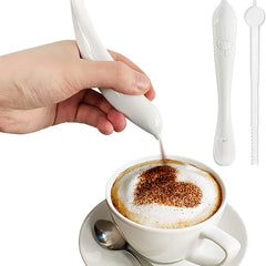 قلم كهربائي لفن اللاتيه، قلم نحت القهوة