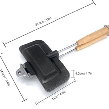 توستر ساندويتشات بوجهين من اواسيسجالور مقلاة غير لاصقة لصنع الجبن المشوي للافطار والبانكيك والاومليت
