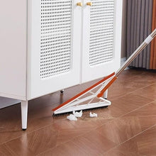 مساحة وفرشاة 2*1 قابلة للدوران 360 درجة لسهولة الوصول للأركان والزوايا بيد استانليس لتنظيف الأرضيات والزجاج