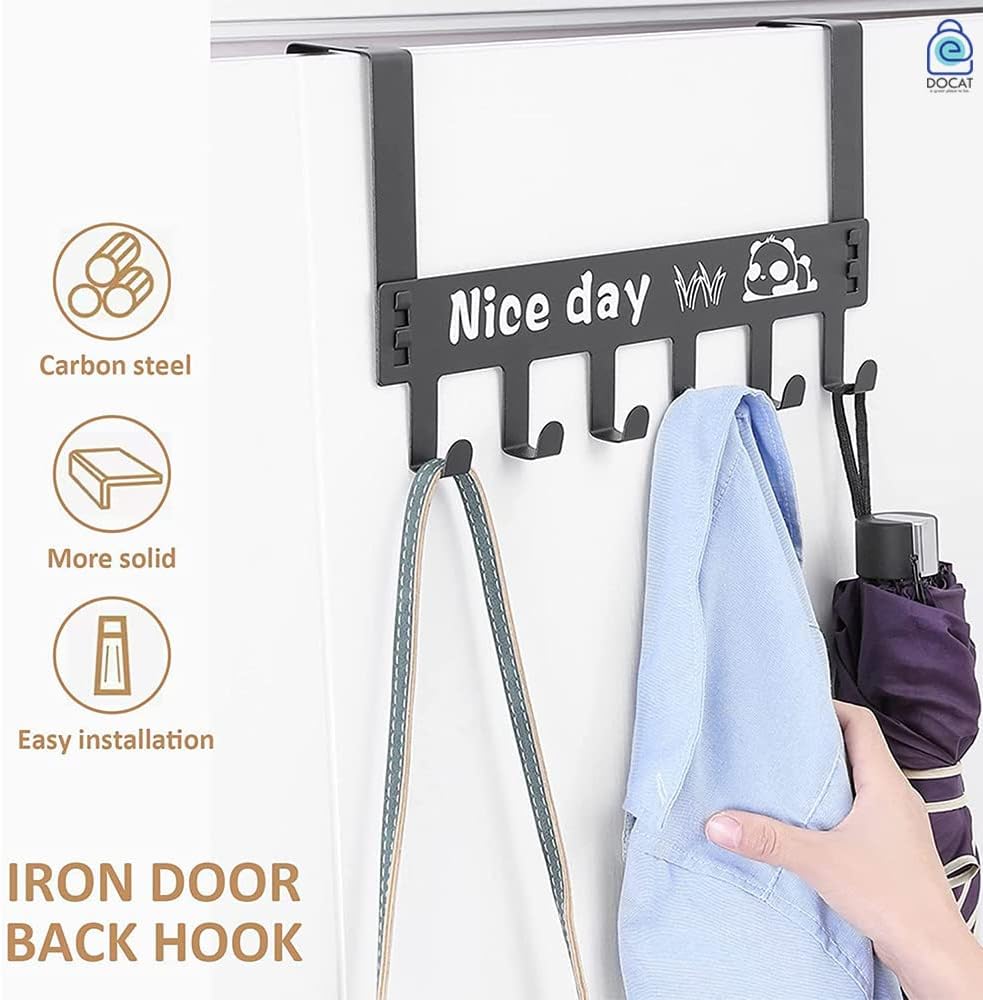 علاقة للباب معدنية متينة من اميرجيتي | علاقة للفوط خلف الباب