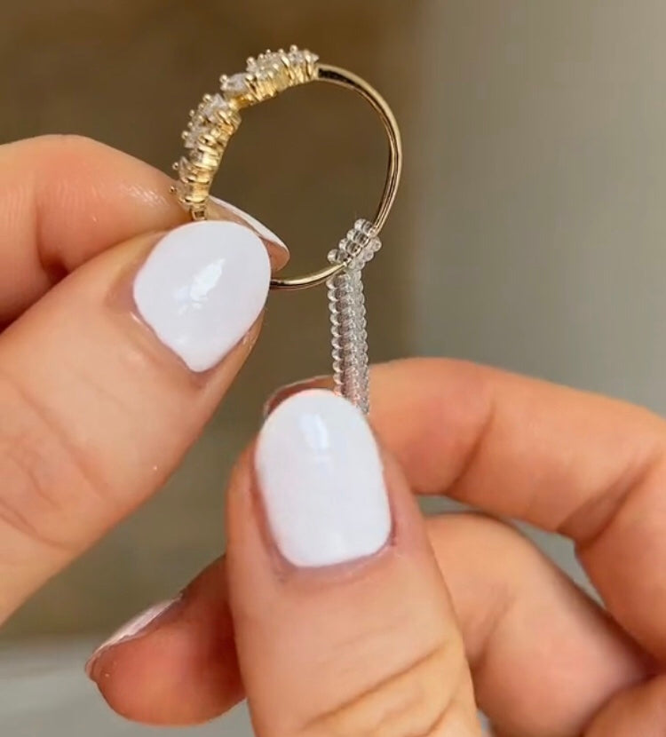 2 قطعة سيليكون تضيق خواتم