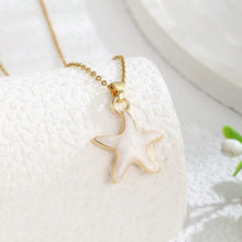 سلسلة نجمة بحر ذهبية بتصميم عصري