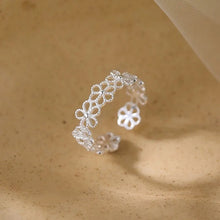 خاتم زهور الياسمين - ستانلس - batcino.com