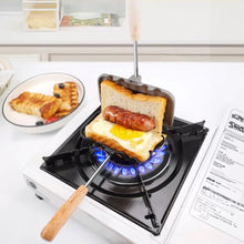 توستر ساندويتشات بوجهين من اواسيسجالور مقلاة غير لاصقة لصنع الجبن المشوي للافطار والبانكيك والاومليت