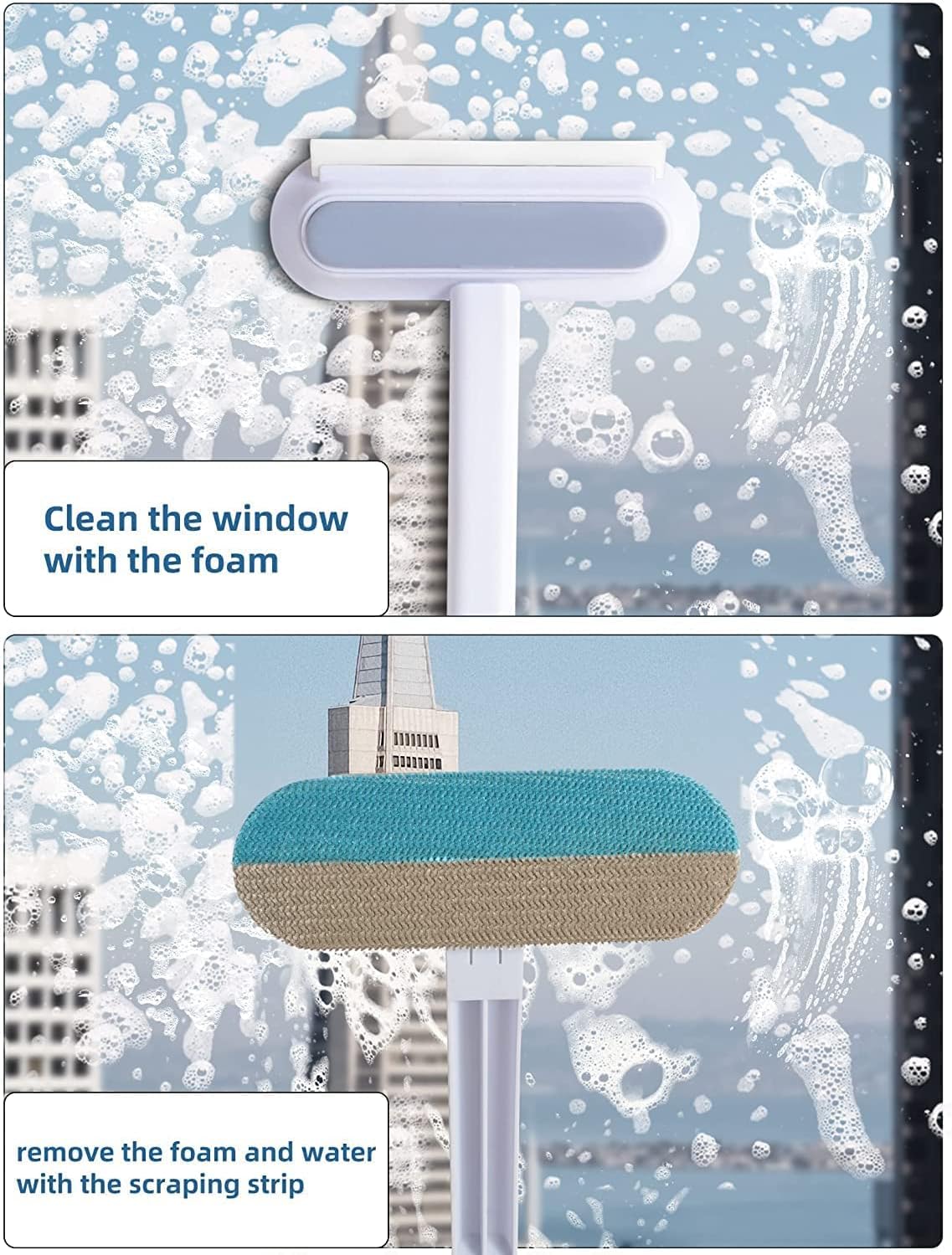 فرشاة تنظيف الزجاج متعددة الوظائف من فاديو