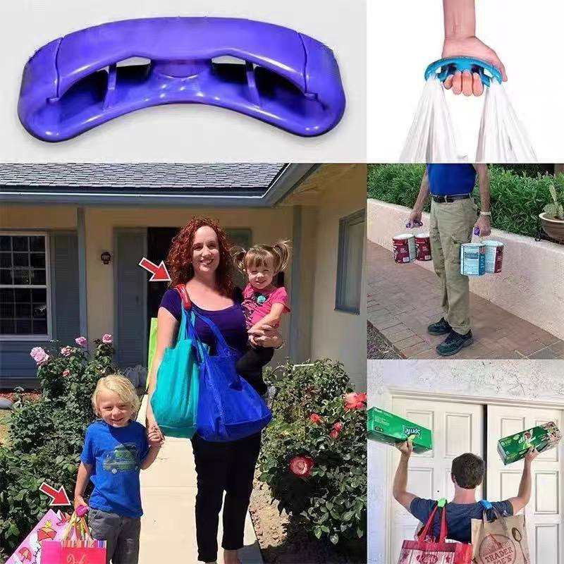 ٢ قطعة حامل اكياس مزود بمقبض سيلكون من كليك كاري