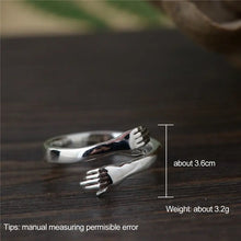 خاتم شكل كف - مقاس حر - batcino.com