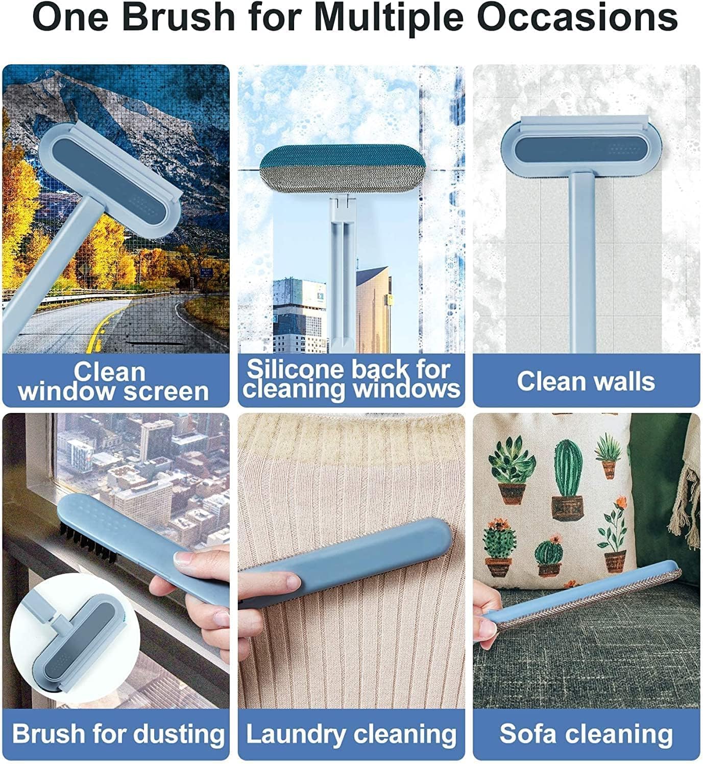 فرشاة تنظيف الزجاج متعددة الوظائف من فاديو