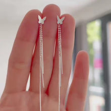 حلق بتصميم فراشه دروب ستانلس