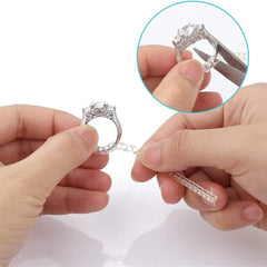 2 قطعة سيليكون تضيق خواتم