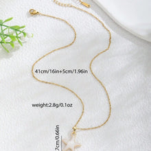 سلسلة نجمة بحر ذهبية بتصميم عصري