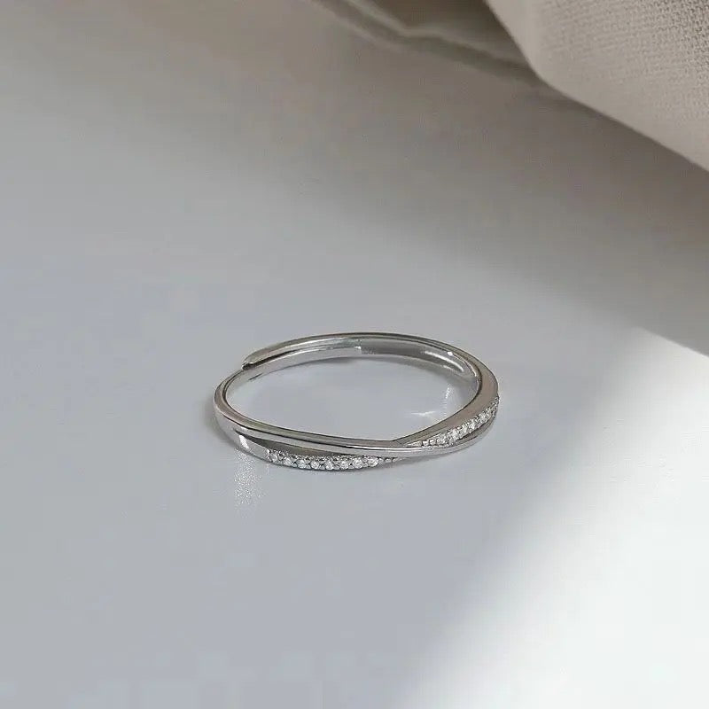 خاتم كاجوال بتصميم بسيط - مقاس حر