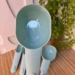 طقم معيار قياس 5 قطع – بلاستيك عالي الجودة مطابق للمواصفات القياسية - اخضر