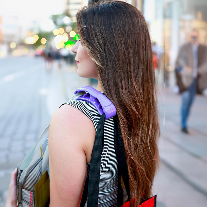 ٢ قطعة حامل اكياس مزود بمقبض سيلكون من كليك كاري