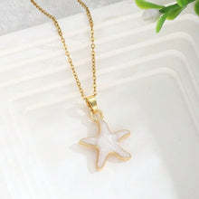 سلسلة نجمة بحر ذهبية بتصميم عصري