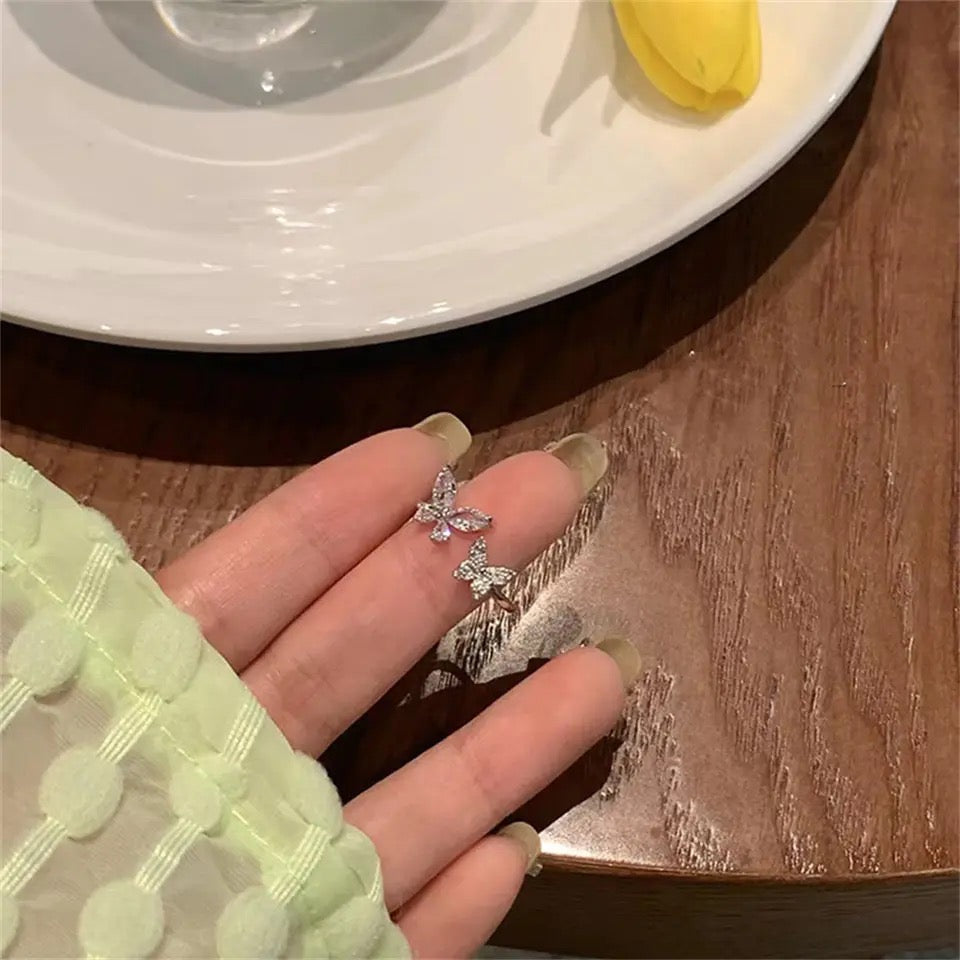 خاتم فراشات مقاس حر